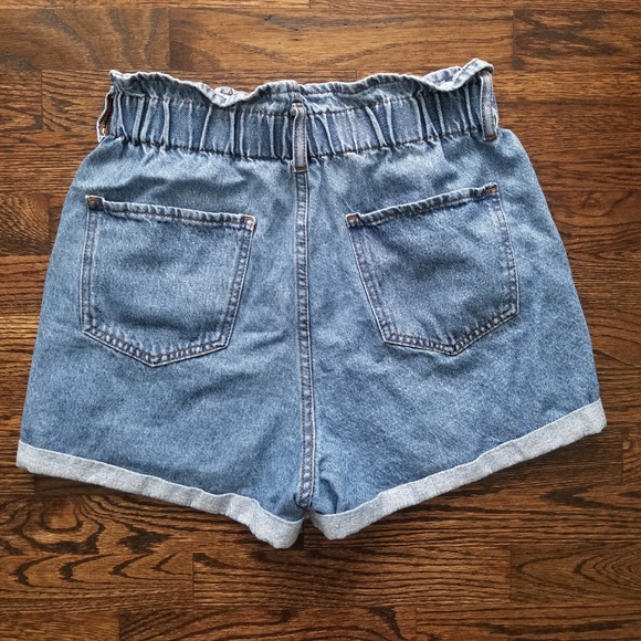 🚫SOLD🚫S.O.N.G▪︎Paperbag Denim Shorts - Picture 4 of 12
